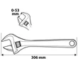 ÁLLÍTHATÓ VILLÁSKULCS NEO TOOLS