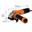 SAROKCSISZOLÓ 1000W 125MM NEO TOOLS