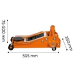 KROKODILEMELŐ ALACSONY PROFILÚ 2,5T NEO TOOLS