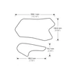 DUCATI 899 / 959 / 1199 / 1299 PANIGALE OLDALSÓ TANKPAD