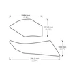 DUCATI MULTISTRADA 1200 / 1260 / V2 OLDALSÓ TANKPAD
