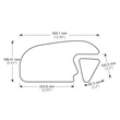 HONDA CBR600 RR OLDALSÓ TANKPAD