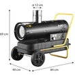 HŐLÉGBEFÚVÓ GÁZOLAJOS 20 KW NEO TOOLS