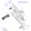 CNC RACING UNIVERZÁLIS FIX LÁBTARTÓ