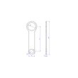 CNC RACING FOLYADÉK TARTÁLY ADAPTER