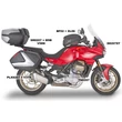 MOTO GUZZI V100 MANDELLO GIVI TÚRA PLEXI