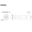 RIZOMA BSFR002B VISSZAPILLANTÓ TÜKÖR ADAPTER