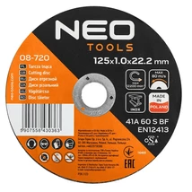 VÁGÓKORONG 125MM NEO TOOLS