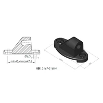PUIG VISSZAPILLANTÓ TÜKÖR ADAPTER 3167