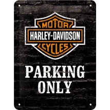 HARLEY-DAVIDSON PARKING ONLY TÁBLAKÉP