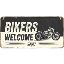 BIKERS WELCOME TÁBLAKÉP