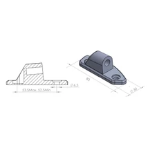 PUIG VISSZAPILLANTÓ TÜKÖR ADAPTER 9525