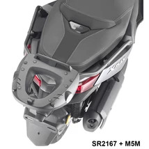 YAMAHA X-MAX 125 / 300 DOBOZTARTÓ KONZOL GIVI