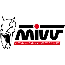 Mivv SPORT OVAL SLIP-ON Muffler CARBON for APRILIA TUONO Fighter 1000 2002 - 2005 EC approved  | A.003.L3