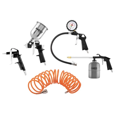 PNEUMATIKUS FESTÉKSZÓRÓ ÉS KERÉKFÚVÓ KÉSZLET NEO TOOLS