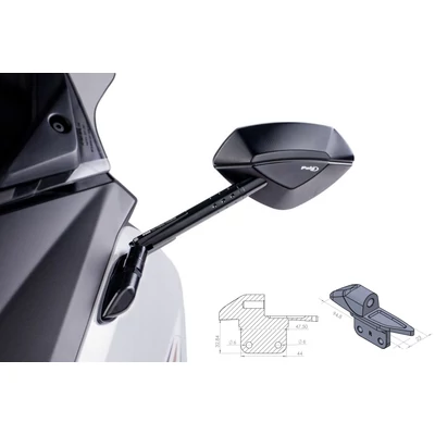 PUIG VISSZAPILLANTÓ TÜKÖR ADAPTER 9573
