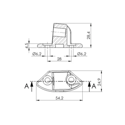 PUIG VISSZAPILLANTÓ TÜKÖR ADAPTER 9639