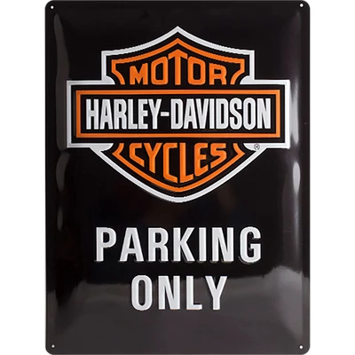 HARLEY-DAVIDSON PARKING ONLY TÁBLAKÉP