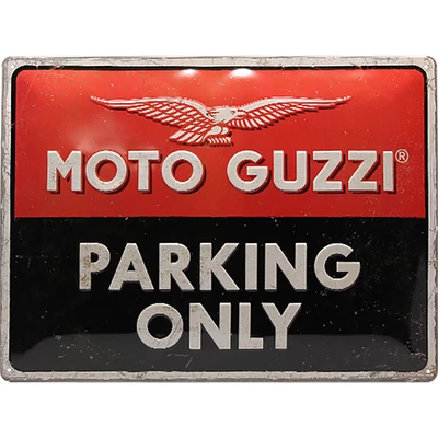 MOTO-GUZZI PARKING ONLY TÁBLAKÉP