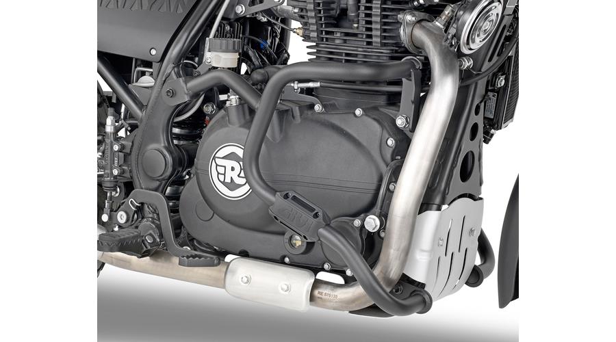 BUKÓCSŐ ÉS HASPÁNCÉL ROYAL ENFIELD HIMALAYAN GIVI BUKÓCSŐ